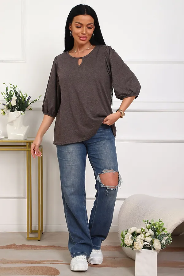 Туника 29541 НАТАЛИ, коричневый - фото 2