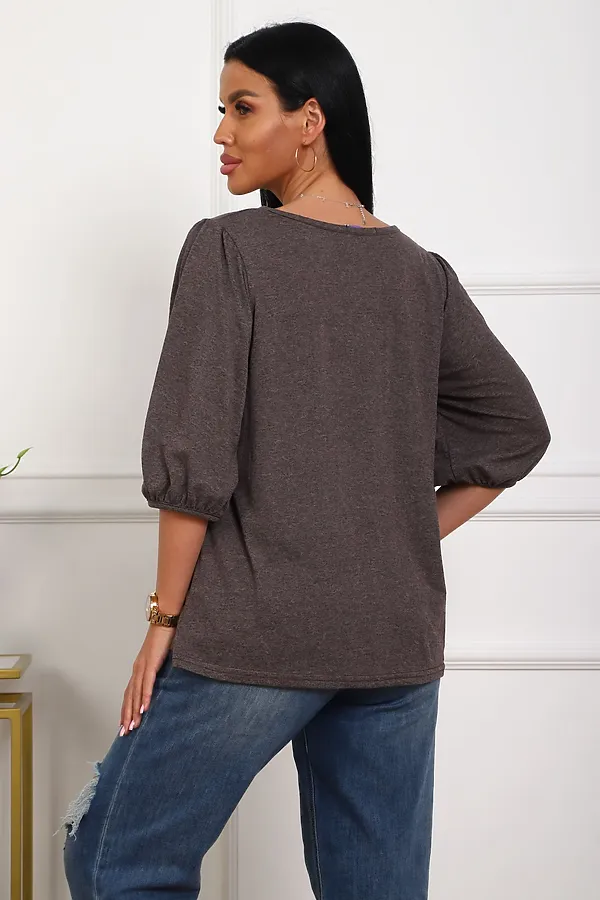 Туника 29541 НАТАЛИ, коричневый - фото 2