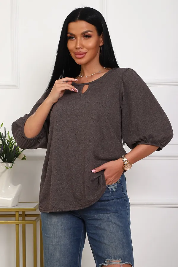 Туника 29541 НАТАЛИ, коричневый - фото 2