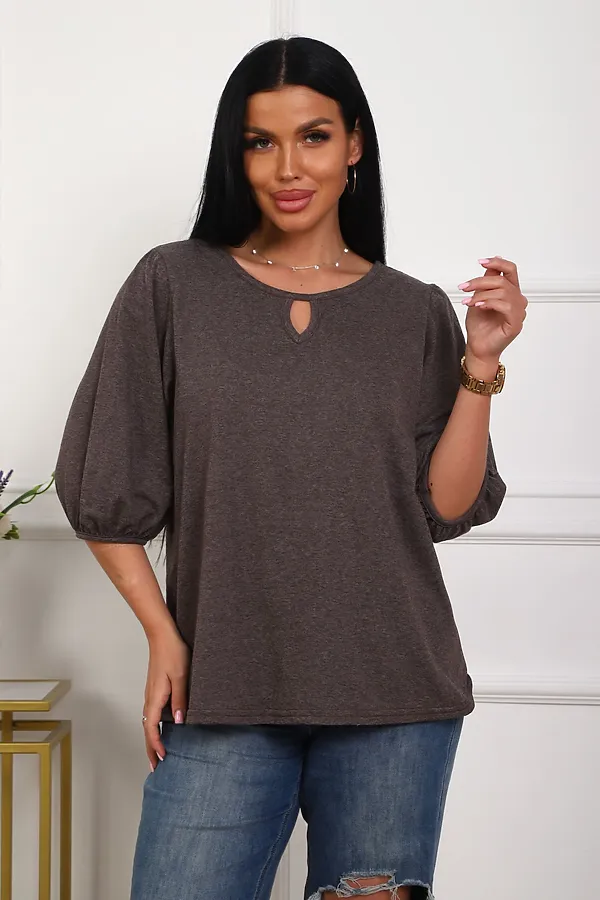 Туника 29541 НАТАЛИ, коричневый - фото 2