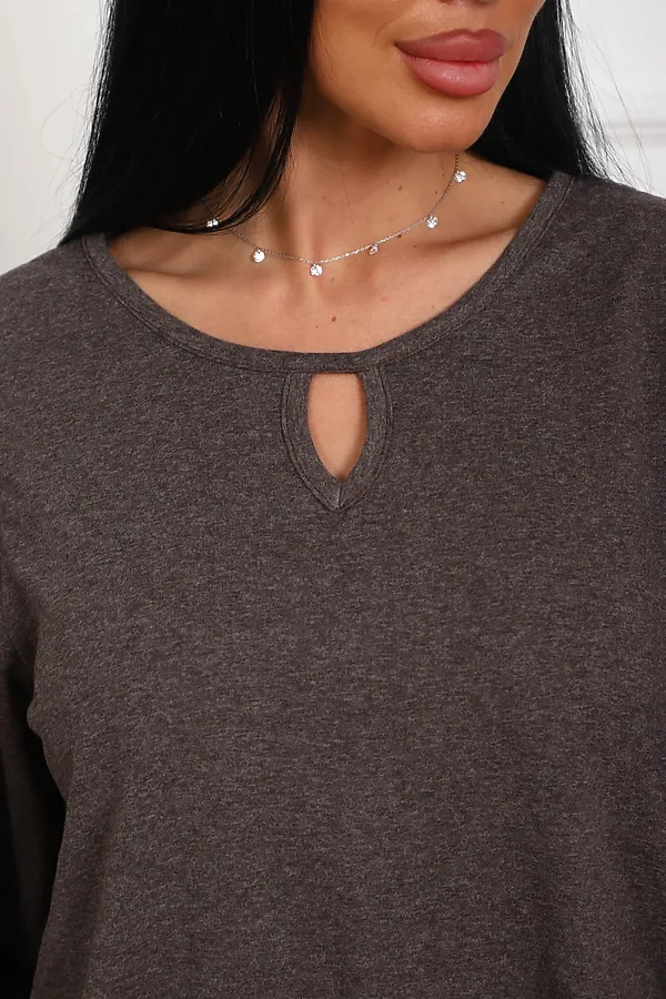 Туника 29541 НАТАЛИ, коричневый - фото 2