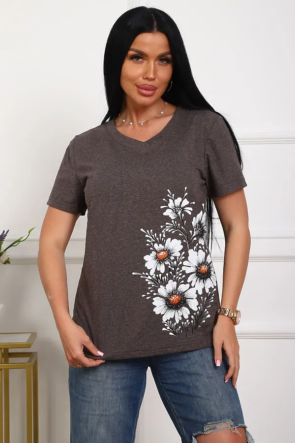 Футболка 29540 НАТАЛИ, коричневый - фото 2