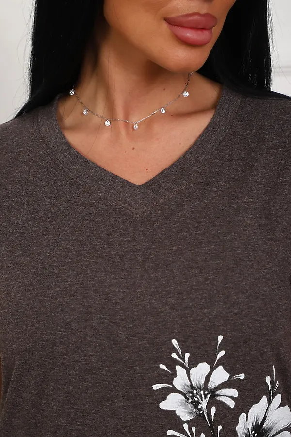 Футболка 29540 НАТАЛИ, коричневый - фото 2