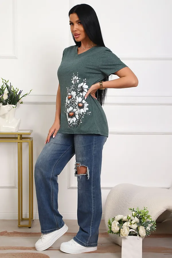 Футболка 29540 НАТАЛИ, зеленый - фото 2