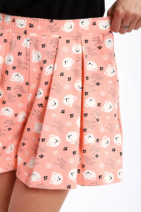 Пижама с шортами 88144 НАТАЛИ, персик - фото 2