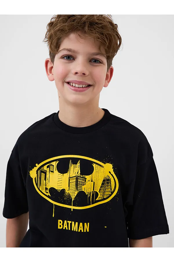 Комплект трикотажный для мальчиков: фуфайка (футболка), шорты PLAYTODAY, черный,жёлтый,темно-серый - фото 2