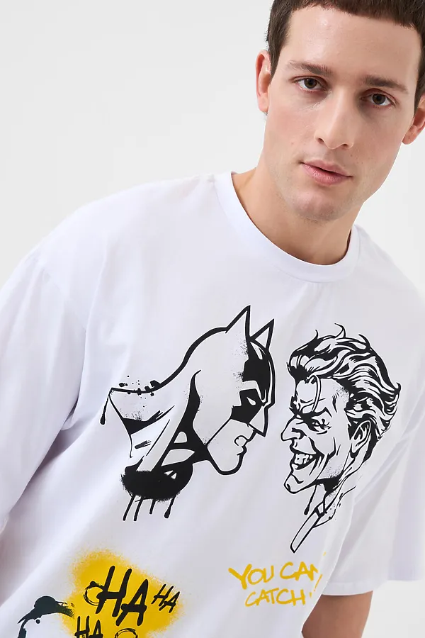 Комплект трикотажный для мужчин: фуфайка (футболка), брюки PLAYTODAY, белый,черный - фото 2