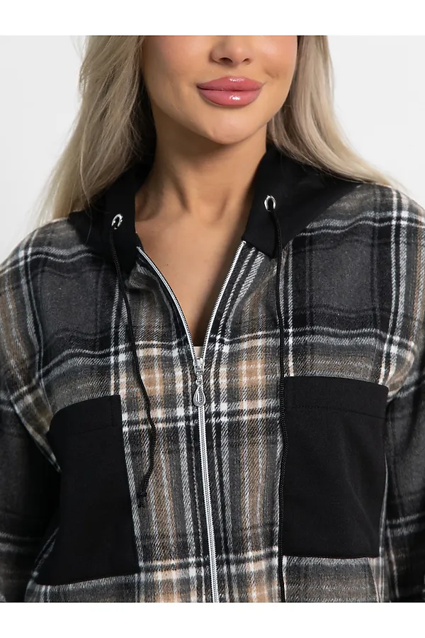 Рубашка Больше чем стиль НЬЮ LADY TAIGA, серо-бежевая - фото 2