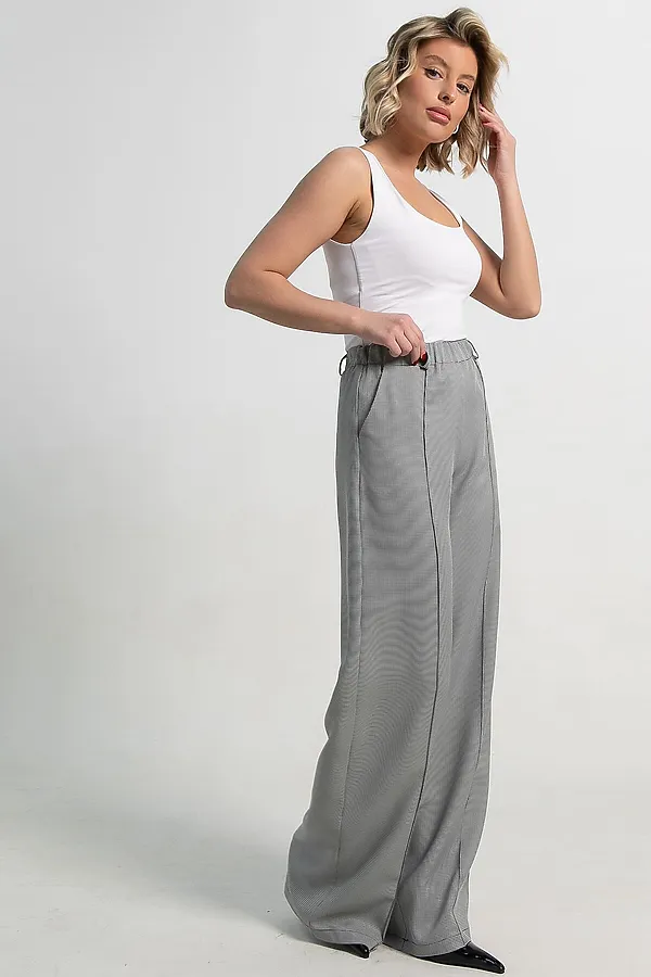 Брюки Космо НЬЮ LADY TAIGA, черно-белые - фото 2