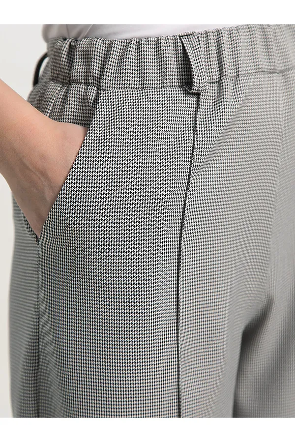 Брюки Космо НЬЮ LADY TAIGA, черно-белые - фото 2