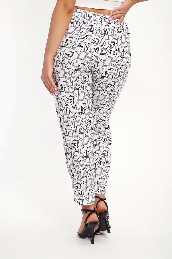 Брюки 32831 НАТАЛИ, черно-белый - фото 2