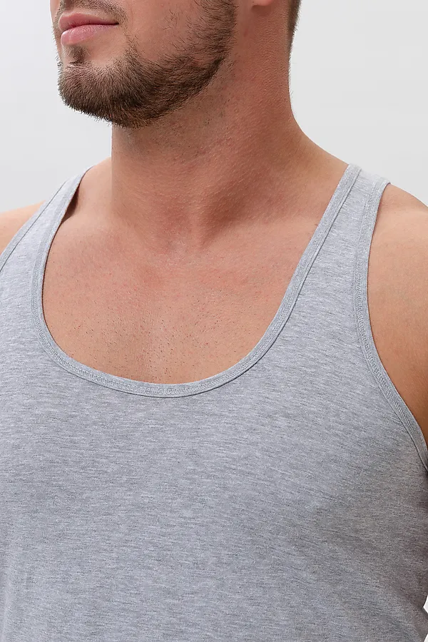 Майка 14483/Захар НАТАЛИ, серый меланж - фото 2