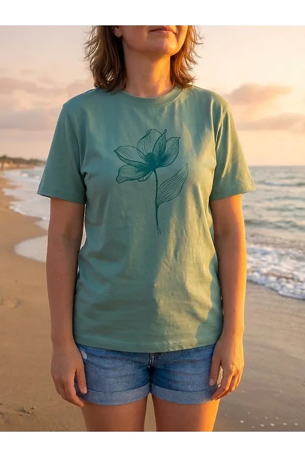 Футболка F5, зеленый - фото 2