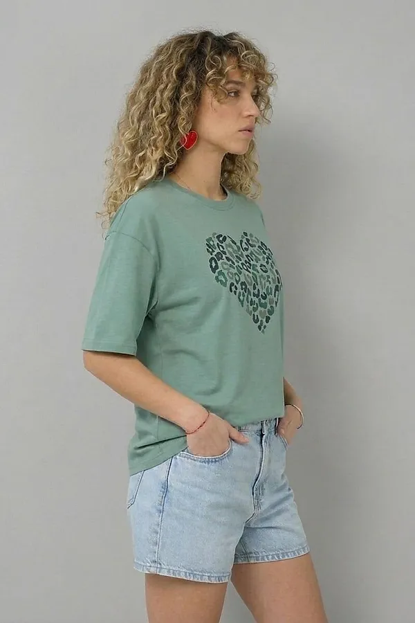 Футболка F5, зеленый - фото 2