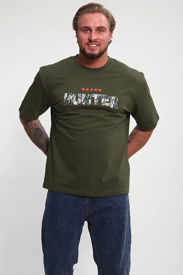 Футболка ФМП-001 НАТАЛИ, хаки hunter - фото 2