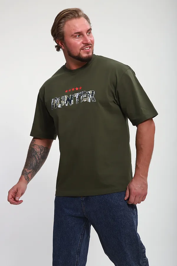 Футболка ФМП-001 НАТАЛИ, хаки hunter - фото 2