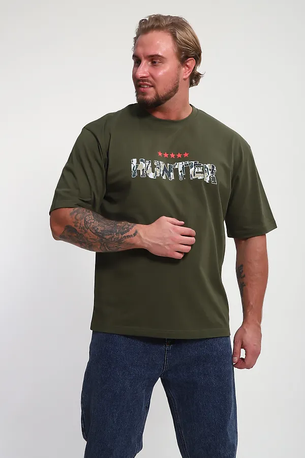 Футболка ФМП-001 НАТАЛИ, хаки hunter - фото 2