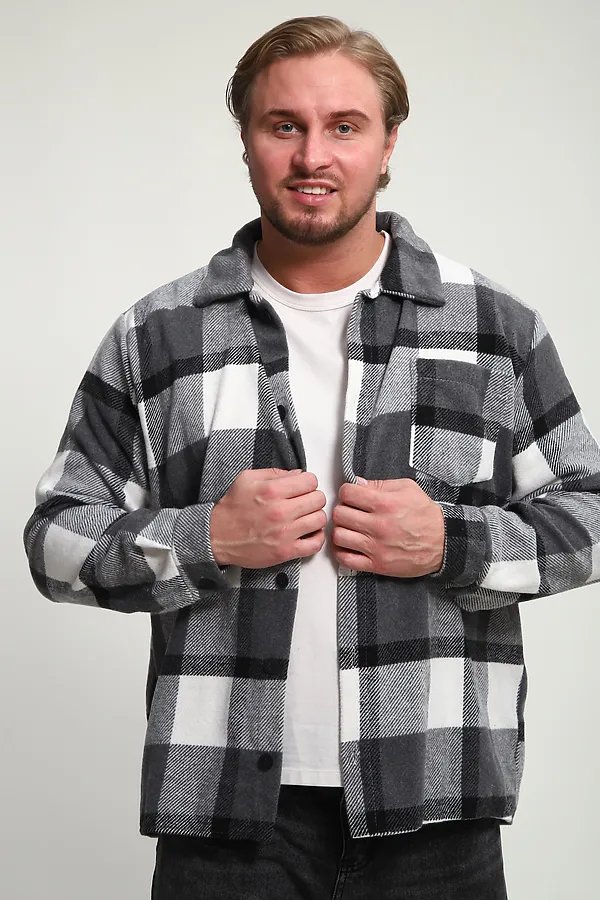 Рубашка РМК-01 НАТАЛИ, серый - фото 2