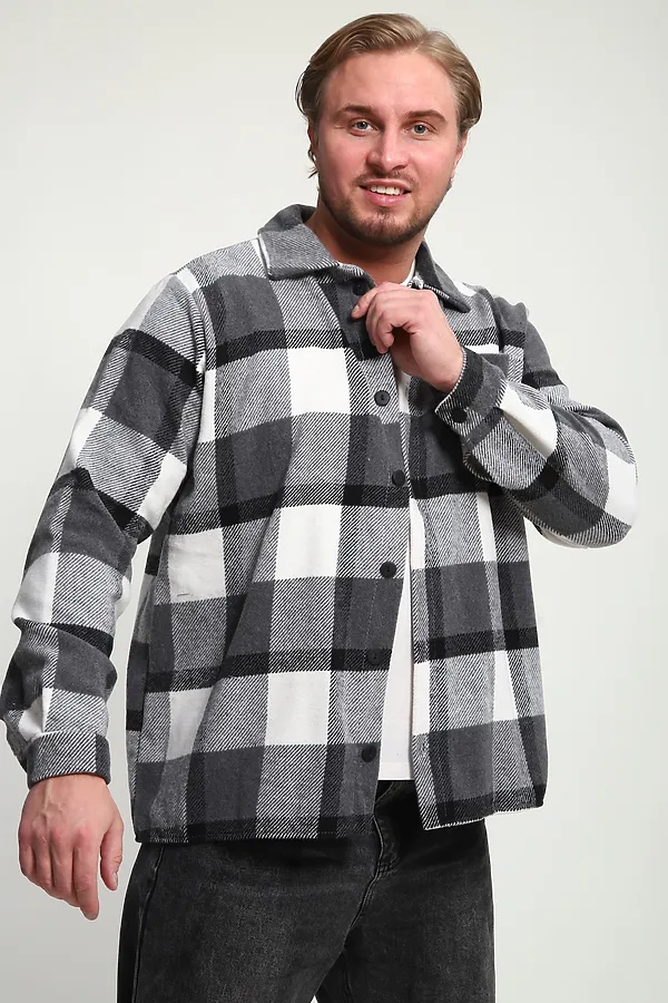 Рубашка РМК-01 НАТАЛИ, серый - фото 2