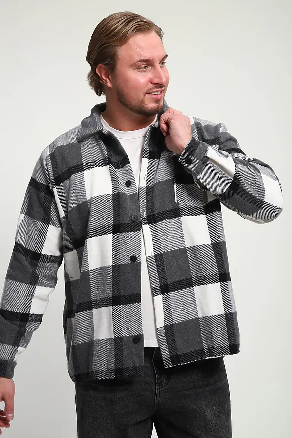 Рубашка РМК-01 НАТАЛИ, серый - фото 2