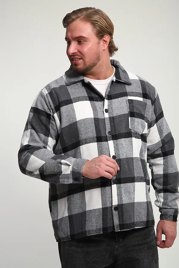 Рубашка РМК-01 НАТАЛИ, серый - фото 2