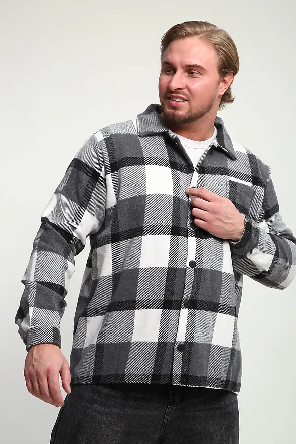 Рубашка РМК-01 НАТАЛИ, серый - фото 2