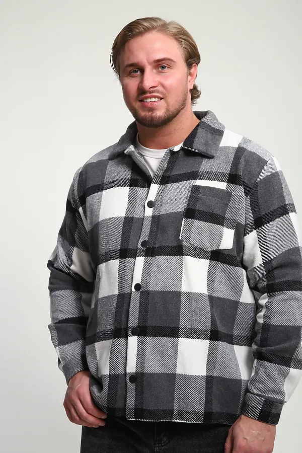 Рубашка РМК-01 НАТАЛИ, серый - фото 2