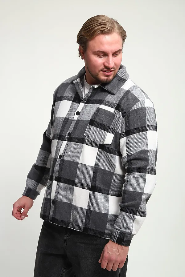 Рубашка РМК-01 НАТАЛИ, серый - фото 2