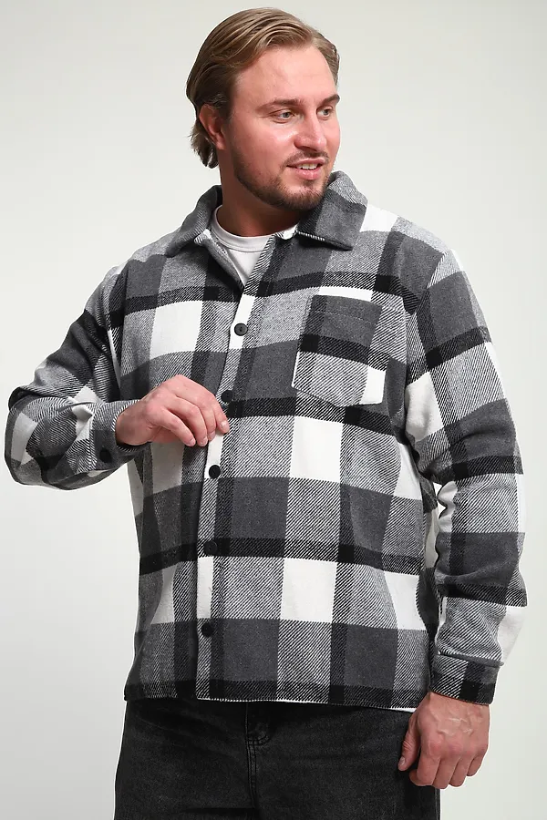 Рубашка РМК-01 НАТАЛИ, серый - фото 2