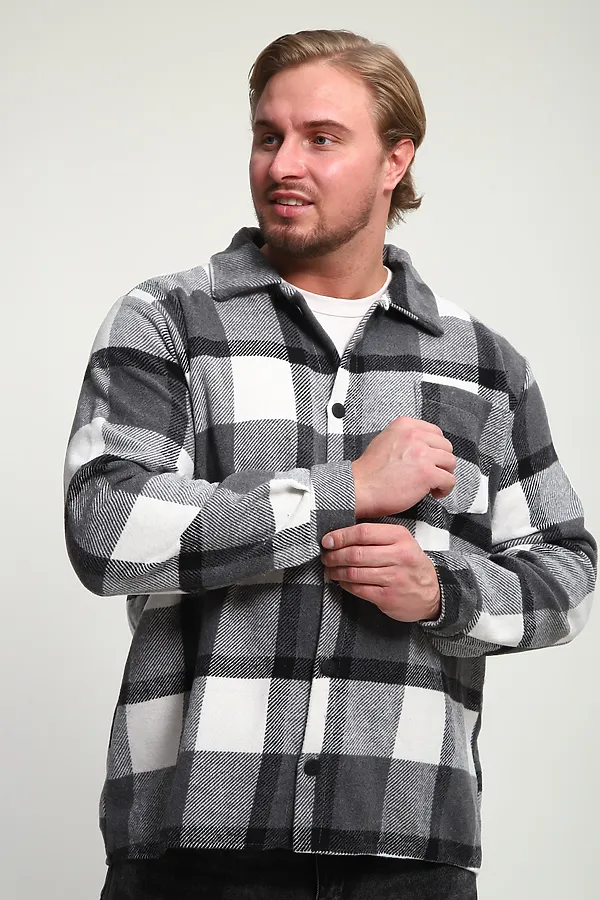 Рубашка РМК-01 НАТАЛИ, серый - фото 2