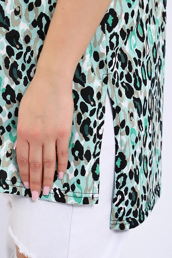 Туника 013 НАТАЛИ, зеленый - фото 2