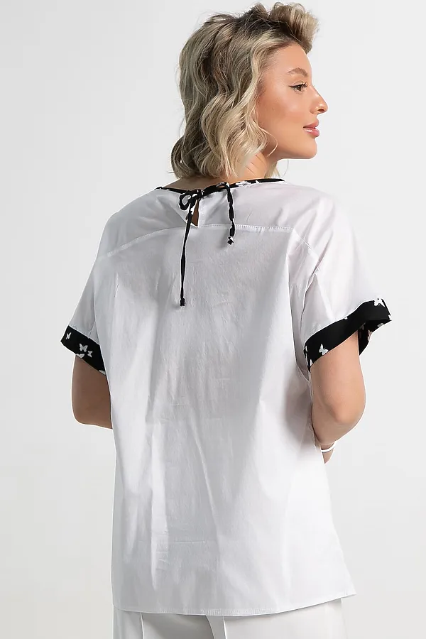 Блуза Нежность LADY TAIGA, белая - фото 2