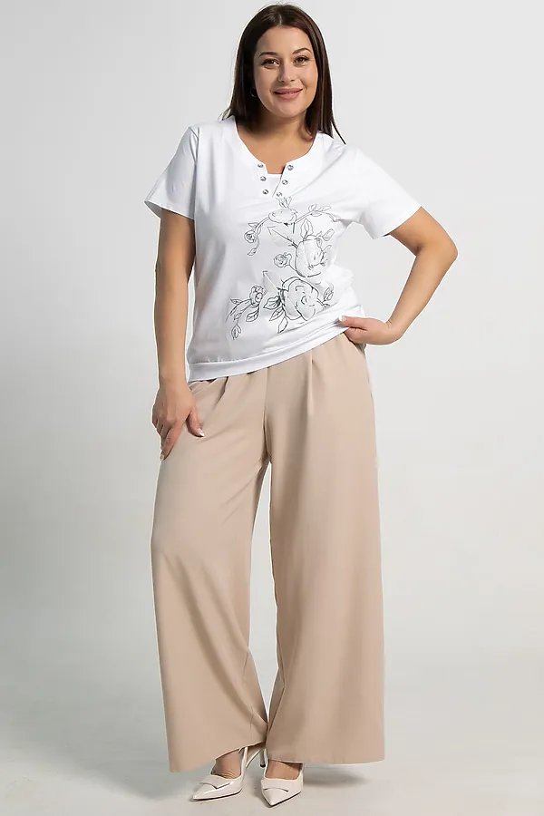 Блуза Кэмерон LADY TAIGA, белый - фото 2