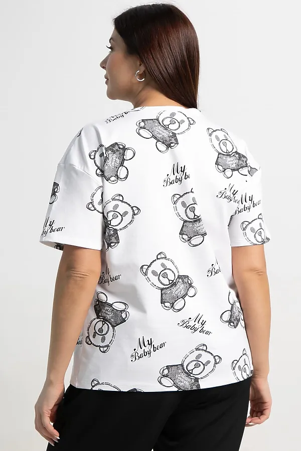 Футболка Бриса LADY TAIGA, белая - фото 2