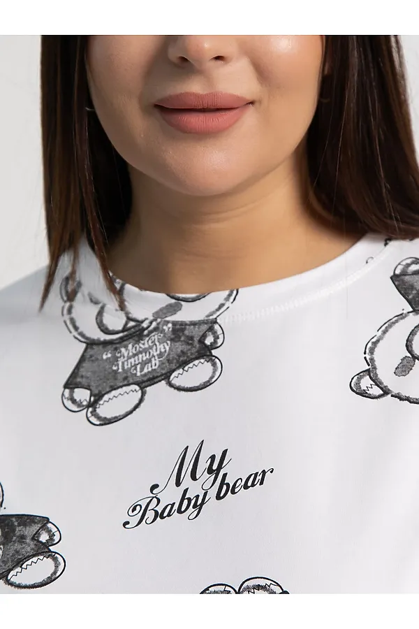 Футболка Бриса LADY TAIGA, белая - фото 2