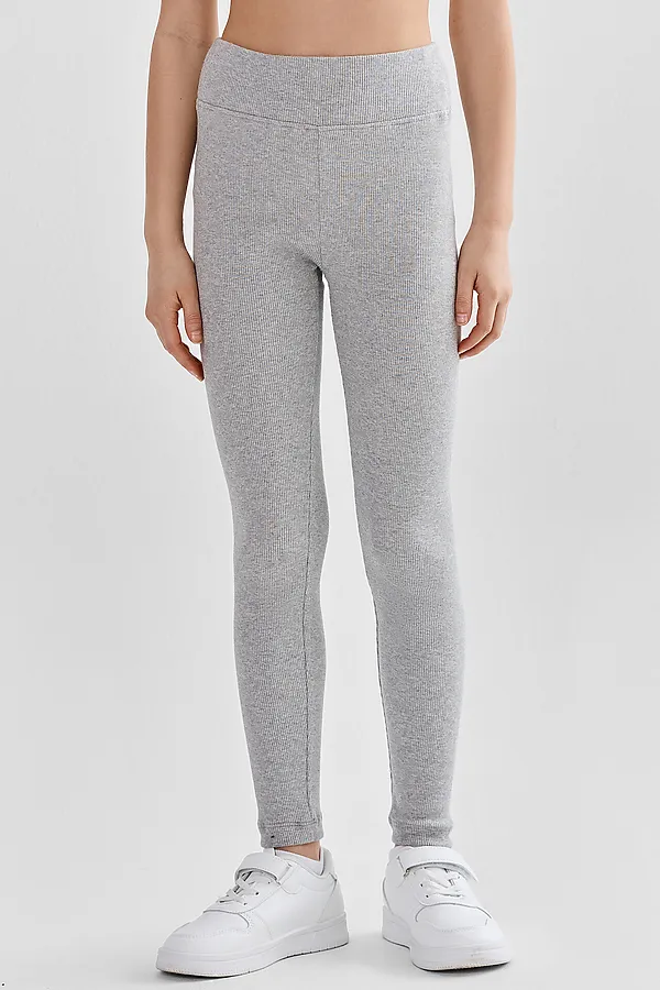 Леггинсы для девочек MARK FORMELLE, серый меланж 4425b - фото 2