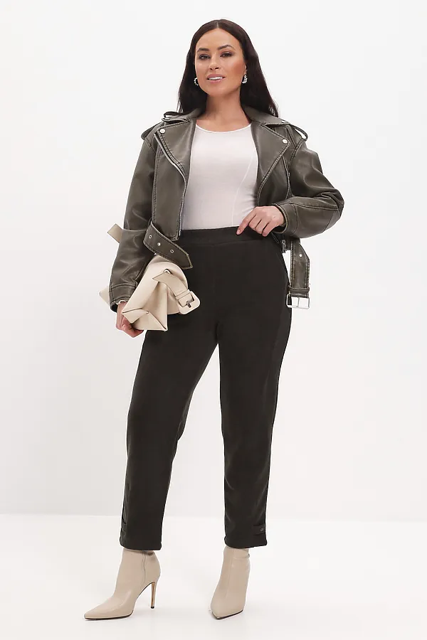 Брюки MADAMODA, хаки - фото 2