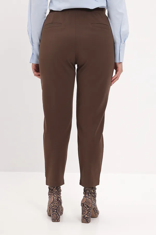 Базовые брюки MADAMODA, шоколад - фото 2