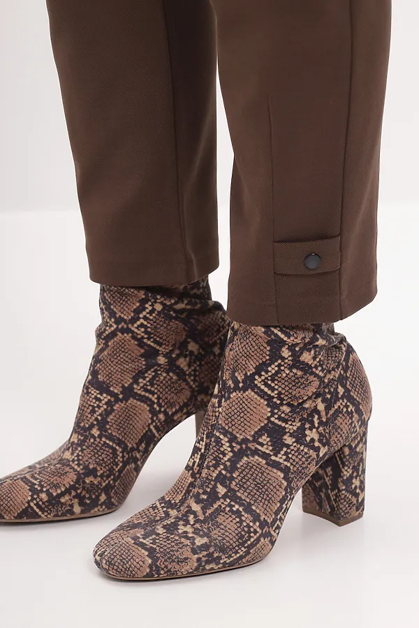 Базовые брюки MADAMODA, шоколад - фото 2