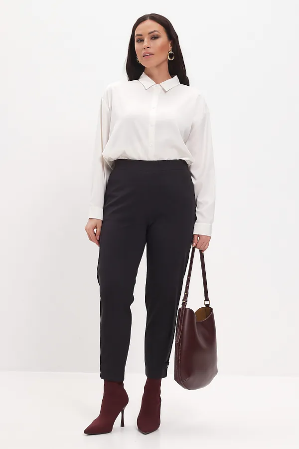 Базовые брюки MADAMODA, графит - фото 2