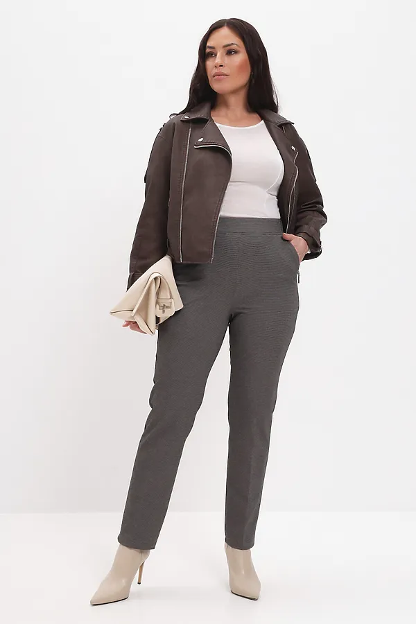 Базовые брюки MADAMODA, серый - фото 2