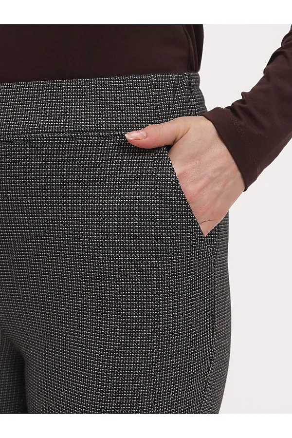 Базовые брюки MADAMODA, серо-черный - фото 2