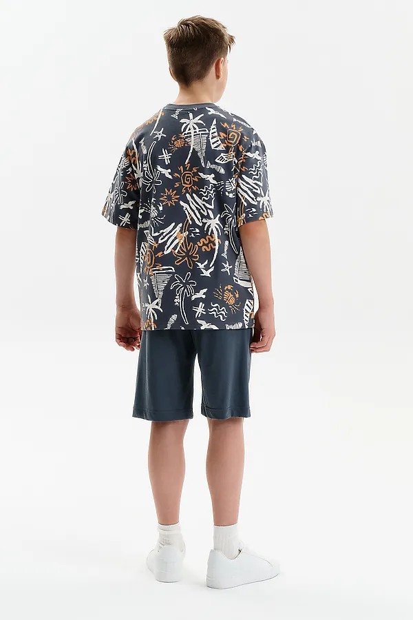 Шорты для мальчика PELICAN, серый - фото 2