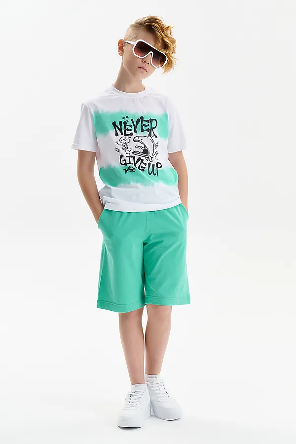 Шорты для мальчика PELICAN, ментол - фото 2