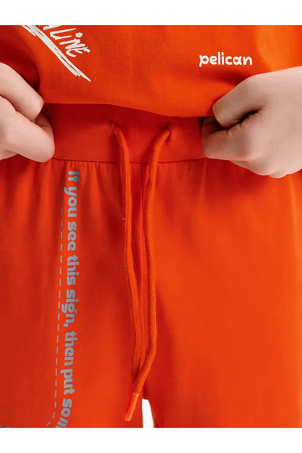 Шорты для девочек PELICAN, красный - фото 2
