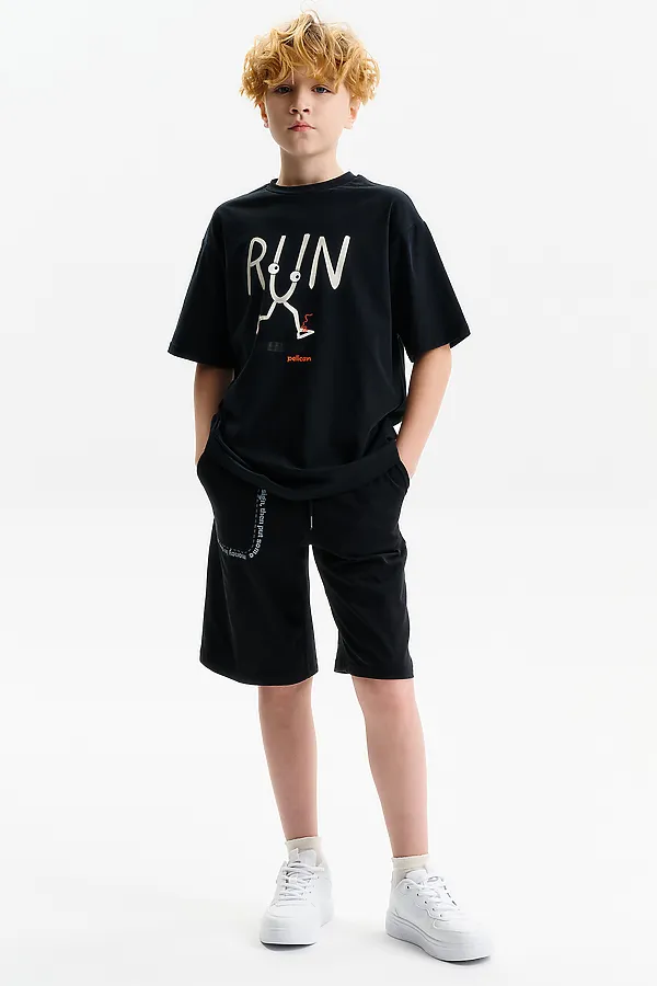 Шорты для девочек PELICAN, черный - фото 2