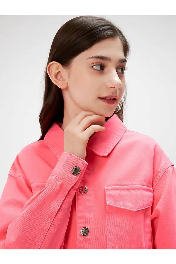 Куртка джинсовая ACOOLA, неоновый розовый - фото 2