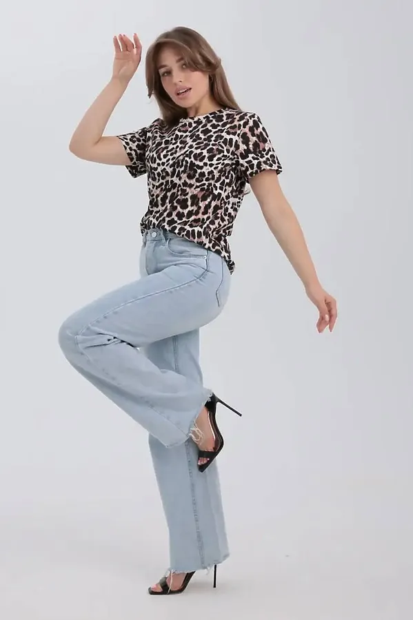 Футболка 13 НАТАЛИ, леопардовый - фото 2