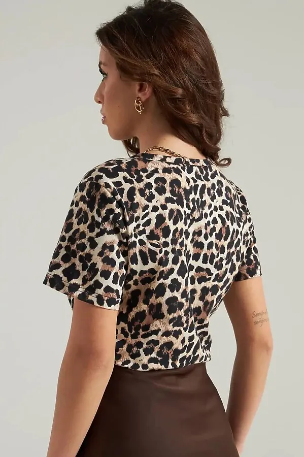 Футболка 13 НАТАЛИ, леопардовый - фото 2