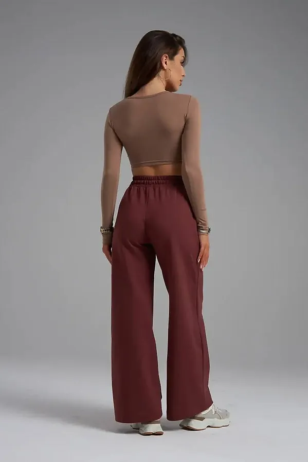 Брюки Палаццо НАТАЛИ, терракотовый - фото 2